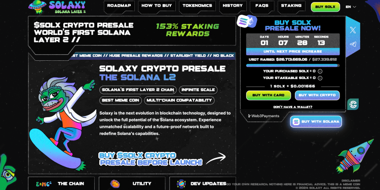 The Solaxy presale solution will unleash Solaxy's potential