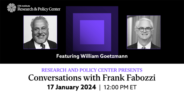 Conversation with Frank Fabozzi Will-Goetzmann Ad